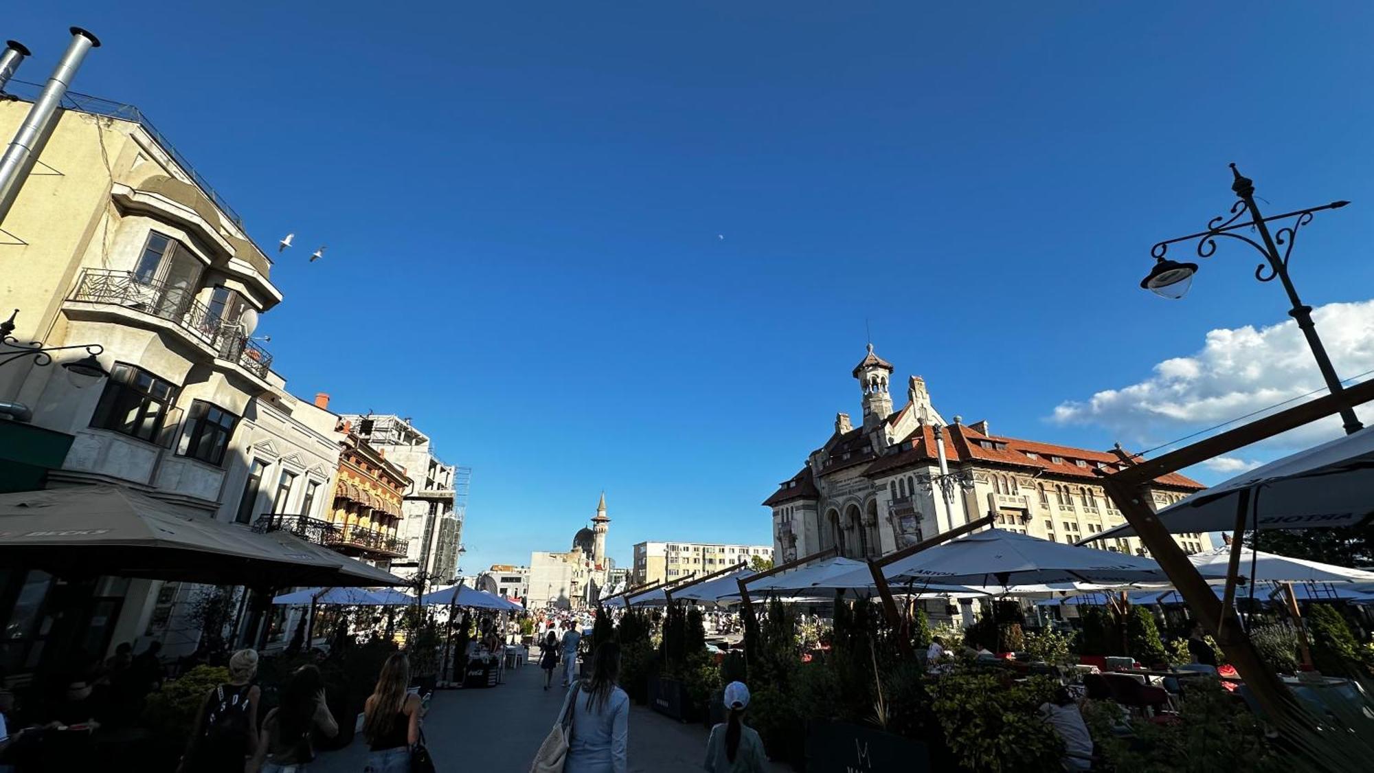 Ferienwohnung Piata Ovidiu Square Constanţa Exterior foto